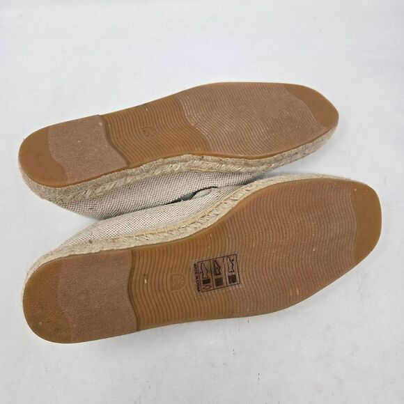 SOLUDOS Beer Shot Smoking Slippers Beige Espadrilles Drink Embroidery Sz 11 - Picture 5 of 7